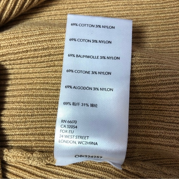 Aritzia Free People Gold Laurel Knitted Mini Skirt Size Small - Picture 9 of 9